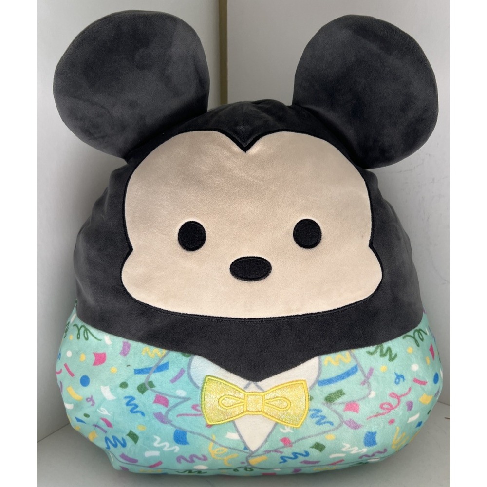 Squishmallow New Year Confetti Tuxedo Celebration Mickey Mouse 14" Disney‎